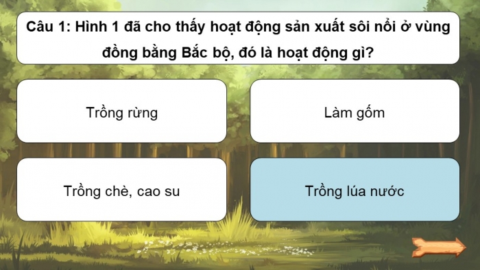 Trò chơi khởi động Lịch sử Địa lí 4 kết nối Bài 10: Một số nét văn hoá ở vùng Đồng bằng Bắc Bộ