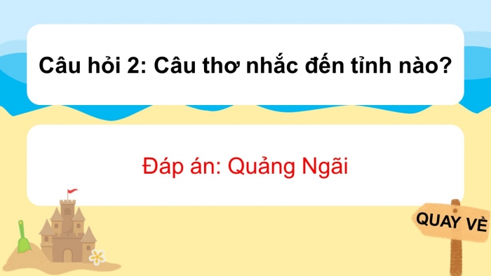 Trò chơi khởi động Lịch sử Địa lí 4 kết nối Bài 16: Dân cư và hoạt động sản xuất ở vùng Duyên hải miền Trung