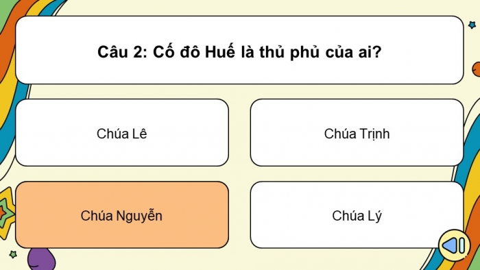 Trò chơi khởi động Lịch sử Địa lí 4 kết nối Bài 18: Cố đô Huế