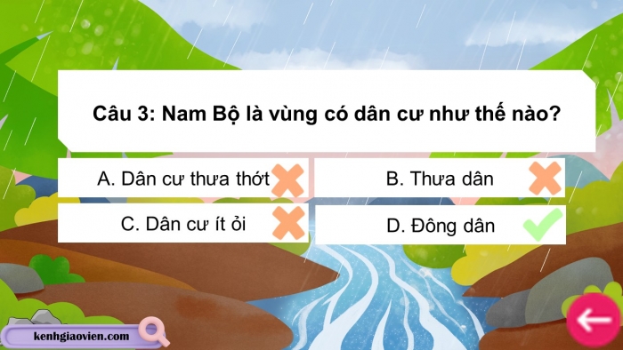 Trò chơi khởi động Lịch sử Địa lí 4 kết nối Bài 25: Dân cư và hoạt động sản xuất ở vùng Nam Bộ