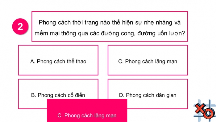 Trò chơi khởi động Công nghệ 6 kết nối Bài 9: Thời trang