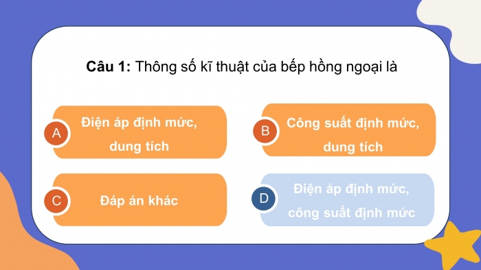 Trò chơi khởi động Công nghệ 6 kết nối Ôn tập Chương IV