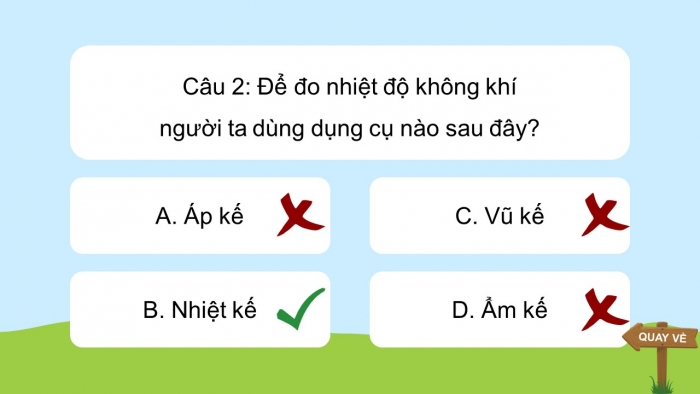 Trò chơi khởi động Địa lí 6 kết nối Bài 16: Nhiệt độ không khí. Mây và mưa
