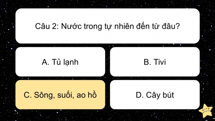 Trò chơi khởi động Địa lí 6 kết nối Bài 19: Thuỷ quyển và vòng tuần hoàn lớn của nước