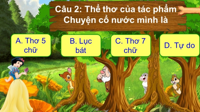 Trò chơi khởi động Ngữ văn 6 kết nối Bài 4: Chuyện cổ nước mình