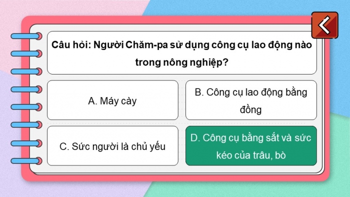 Trò chơi khởi động Lịch sử 6 chân trời Bài 21: Vương quốc cổ Phù Nam