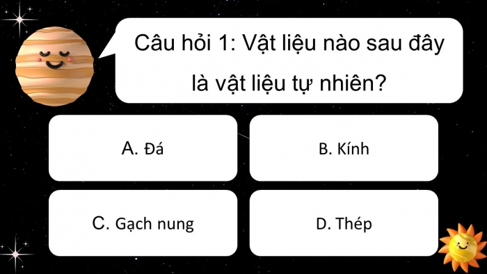 Trò chơi khởi động Công nghệ 6 kết nối Bài 2: Xây dựng nhà ở