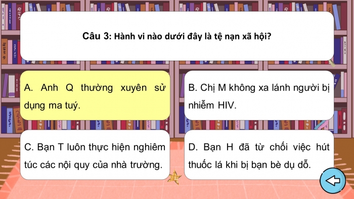 Trò chơi khởi động Công dân 7 kết nối Bài 9: Phòng, chống tệ nạn xã hội