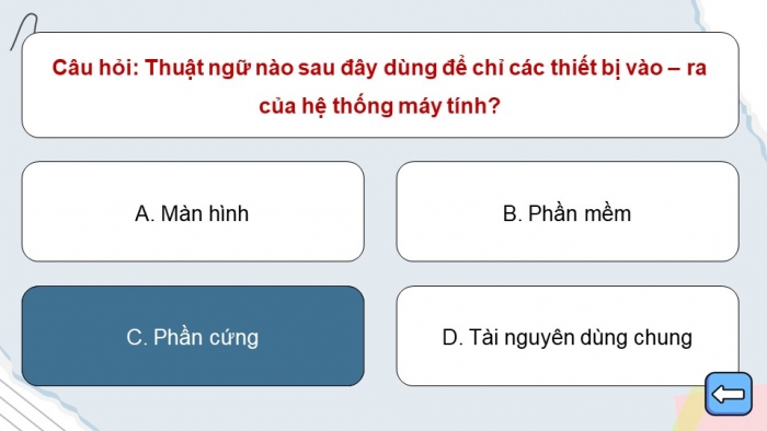 Trò chơi khởi động Tin học 7 kết nối tri thức