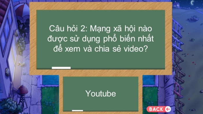 Trò chơi khởi động Tin học 7 kết nối Bài 4: Mạng xã hội và một số kênh trao đổi thông tin trên Internet