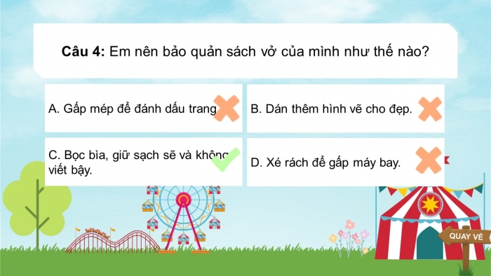 Trò chơi khởi động Đạo đức 2 kết nối Bài 7: Bảo quản đồ dùng cá nhân