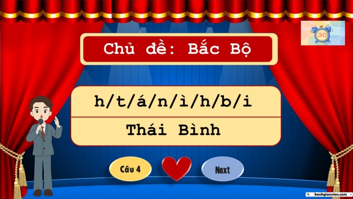 Trò chơi khởi động Lịch sử Địa lí 4 kết nối Bài 14: Ôn tập