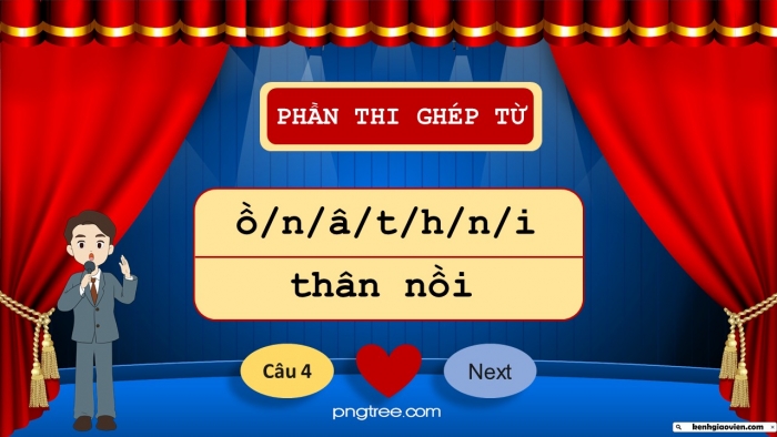 Trò chơi khởi động Công nghệ 6 kết nối Bài 12: Nồi cơm điện
