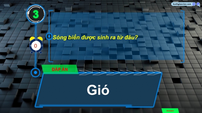 Trò chơi khởi động Địa lí 6 kết nối Bài 21: Biển và đại dương