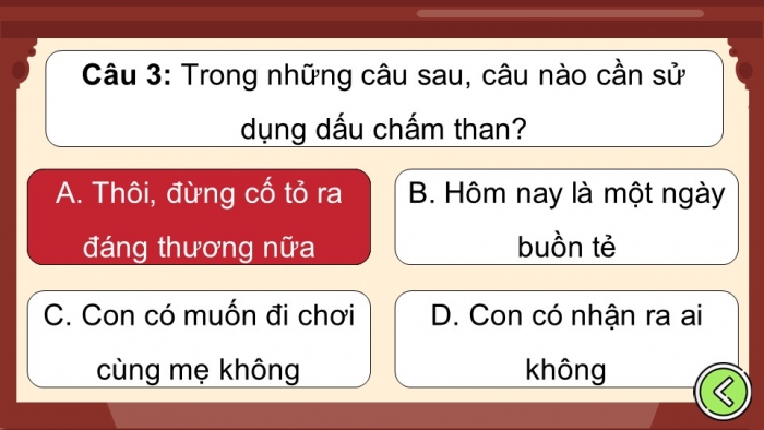 Trò chơi khởi động Ngữ văn 6 kết nối Bài 2: Biện pháp tu từ, Dấu câu, Đại từ