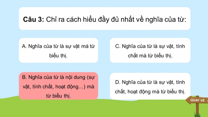 Trò chơi khởi động Ngữ văn 6 kết nối Bài 6: Nghĩa của từ ngữ, Từ ghép và từ láy, Cụm từ, Biện pháp tu từ