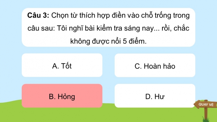 Trò chơi khởi động Ngữ văn 6 kết nối Bài 7: Nghĩa của từ ngữ