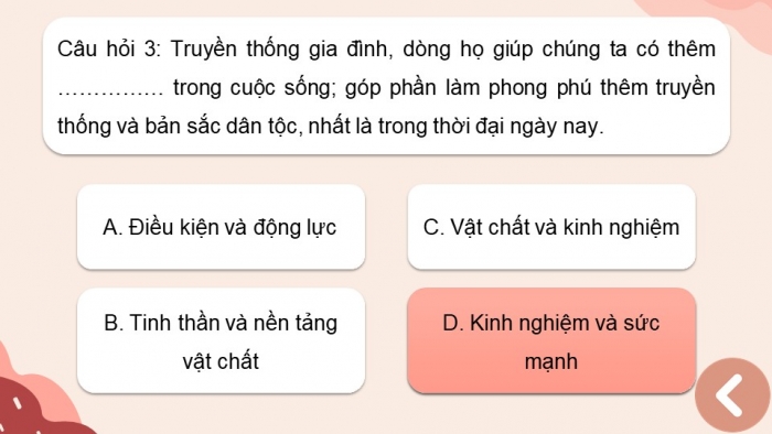 Trò chơi khởi động Công dân 6 chân trời sáng tạo