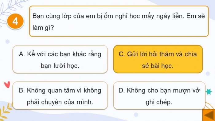 Trò chơi khởi động Công dân 6 chân trời sáng tạo