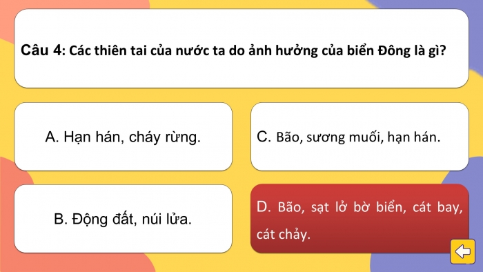 Trò chơi khởi động Công dân 6 chân trời Bài 7: Ứng phó với tình huống nguy hiểm