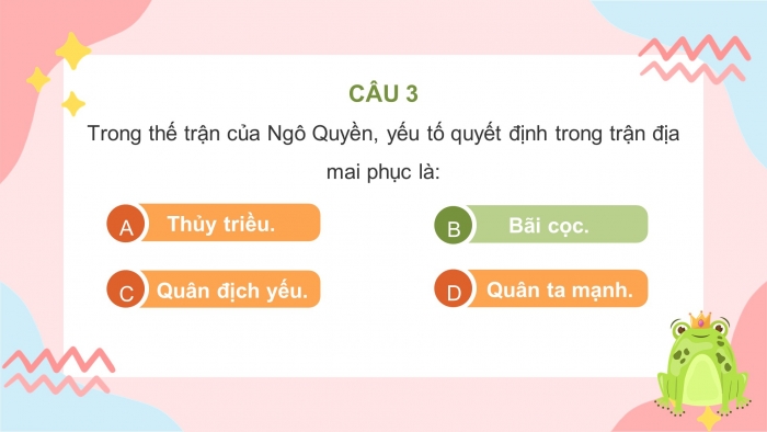 Trò chơi khởi động Lịch sử 6 chân trời Bài 20: Vương quốc Chăm-pa từ thế kỉ II đến thế kỉ X
