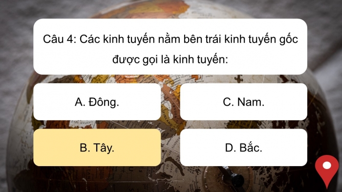 Trò chơi khởi động Địa lí 6 cánh diều