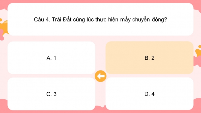 Trò chơi khởi động Địa lí 6 cánh diều Bài 7: Chuyển động của Trái Đất quanh Mặt Trời và các hệ quả địa lí