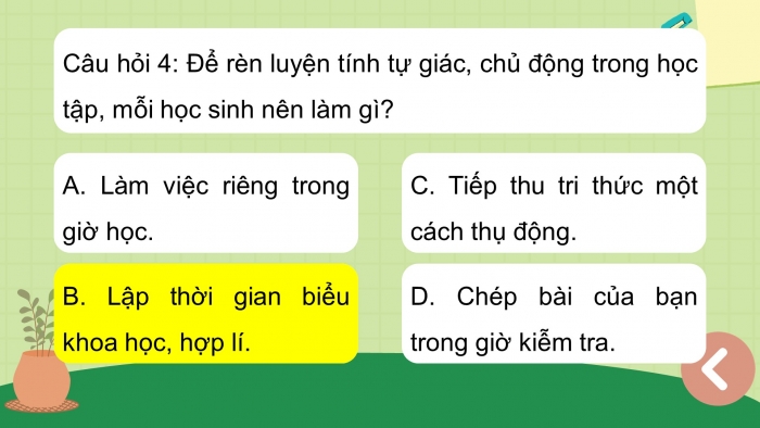 Trò chơi khởi động Công dân 7 kết nối Bài 3: Học tập tự giác, tích cực