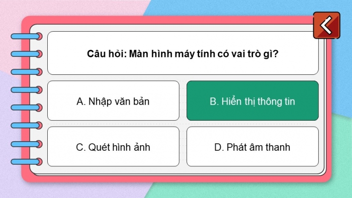 Trò chơi khởi động Tin học 7 kết nối tri thức