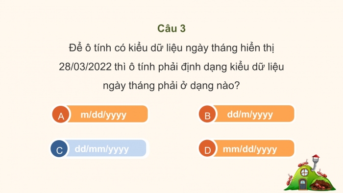 Trò chơi khởi động Tin học 7 kết nối Bài 10: Hoàn thiện bảng tính