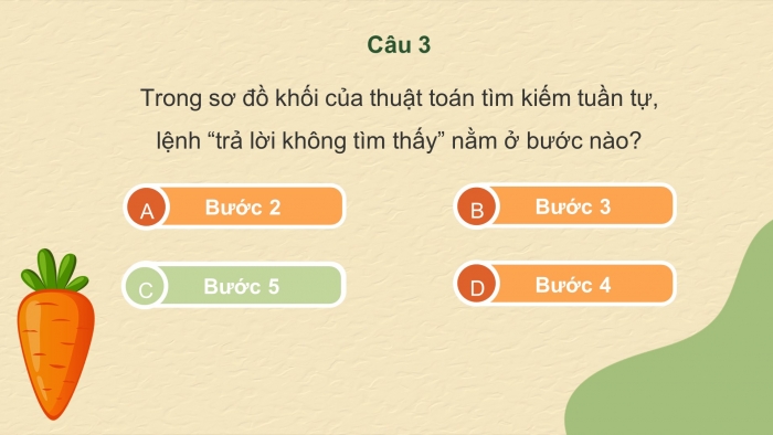 Trò chơi khởi động Tin học 7 kết nối Bài 15: Thuật toán tìm kiếm nhị phân