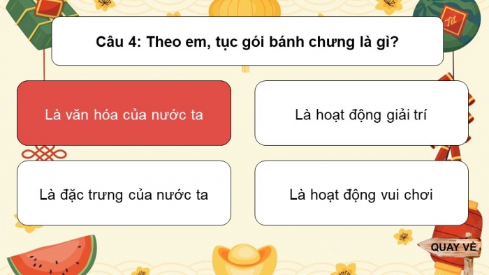 Trò chơi khởi động Lịch sử Địa lí 4 kết nối Bài 3: Lịch sử và văn hoá truyền thống địa phương em