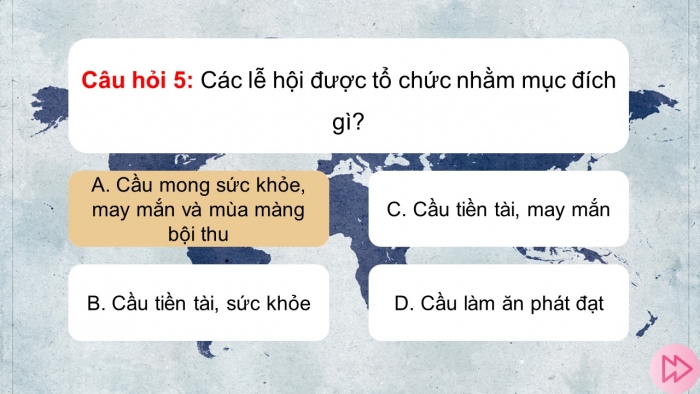 Trò chơi khởi động Lịch sử Địa lí 4 kết nối Bài 6: Một số nét văn hoá ở Trung du và miền núi Bắc Bộ