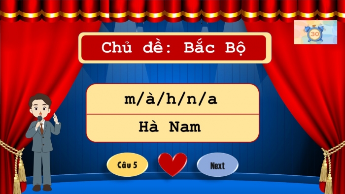 Trò chơi khởi động Lịch sử Địa lí 4 kết nối Bài 14: Ôn tập