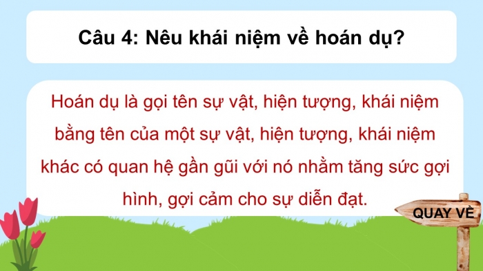 Trò chơi khởi động Ngữ văn 6 kết nối Bài 5: Dấu câu, Biện pháp tu từ