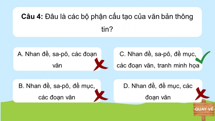 Trò chơi khởi động Ngữ văn 6 kết nối Bài 9: Văn bản và đoạn văn