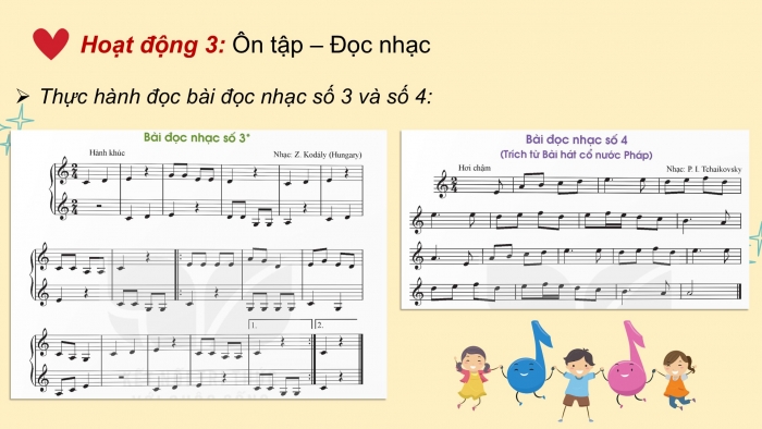 Giáo án điện tử Âm nhạc 9 kết nối Tiết 35: Ôn tập và kiểm tra cuối Học kì II