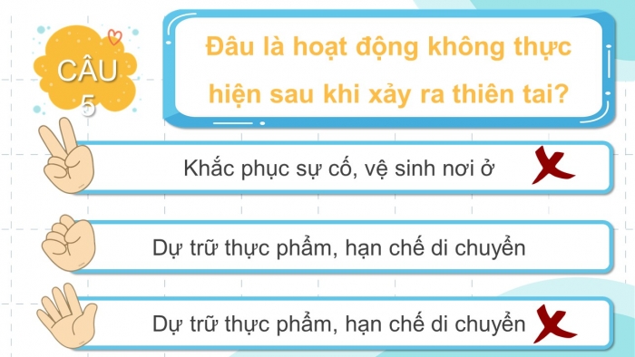Trò chơi khởi động Địa lí 6 chân trời Bài 14: Biến đổi khí hậu và ứng phó với biến đổi khí hậu