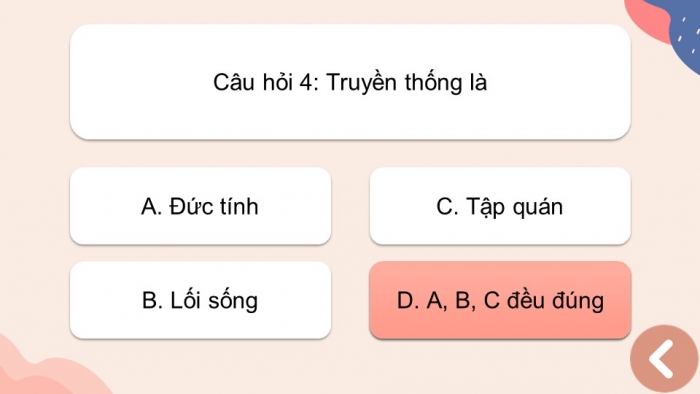 Trò chơi khởi động Công dân 6 chân trời sáng tạo