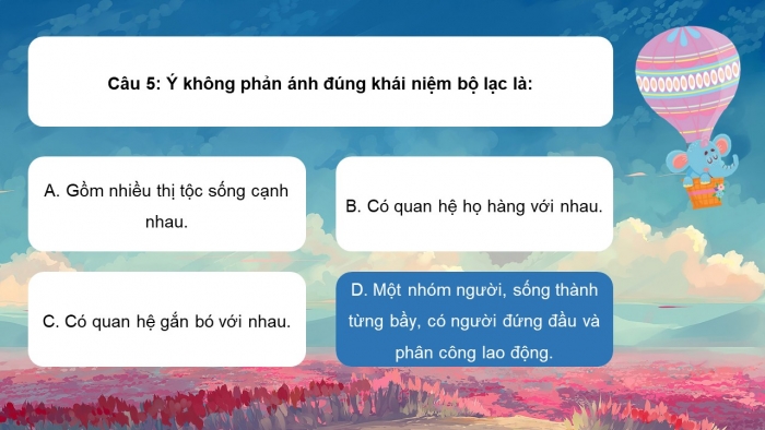 Trò chơi khởi động Lịch sử 6 chân trời Bài 4: Xã hội nguyên thuỷ