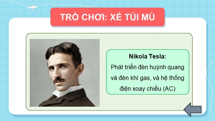 Trò chơi khởi động Công nghệ 6 cánh diều Bài 12: Đèn điện