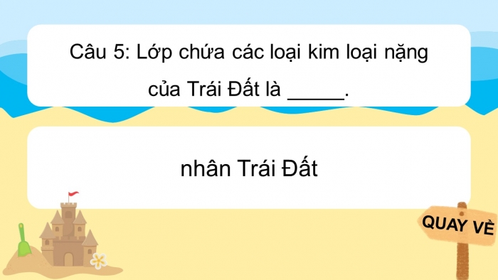 Trò chơi khởi động Địa lí 6 cánh diều Bài 11: Các dạng địa hình chính. Khoáng sản