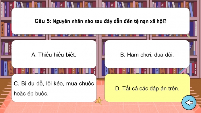 Trò chơi khởi động Công dân 7 kết nối Bài 9: Phòng, chống tệ nạn xã hội
