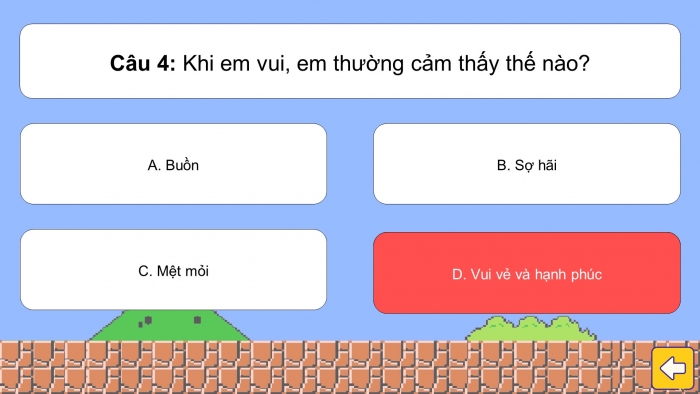 Trò chơi khởi động Đạo đức 2 kết nối Bài 9: Cảm xúc của em