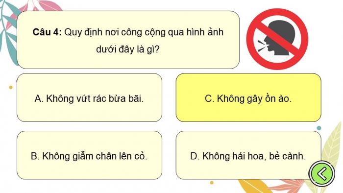 Trò chơi khởi động Đạo đức 2 kết nối Bài 14: Tìm hiểu quy định nơi công cộng