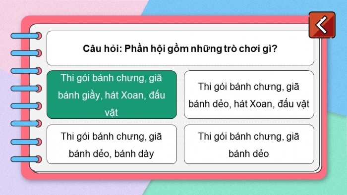 Trò chơi khởi động Lịch sử Địa lí 4 kết nối Bài 7: Đền Hùng và lễ giỗ Tổ Hùng Vương