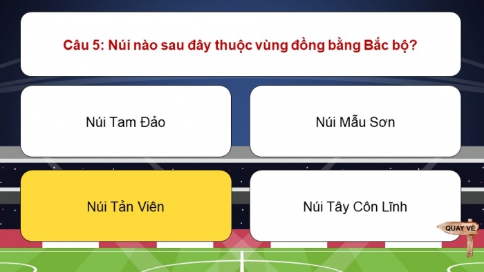 Trò chơi khởi động Lịch sử Địa lí 4 kết nối Bài 8: Thiên nhiên vùng Đồng bằng Bắc Bộ