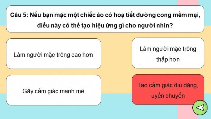 Trò chơi khởi động Công nghệ 6 kết nối Bài 7: Trang phục trong đời sống