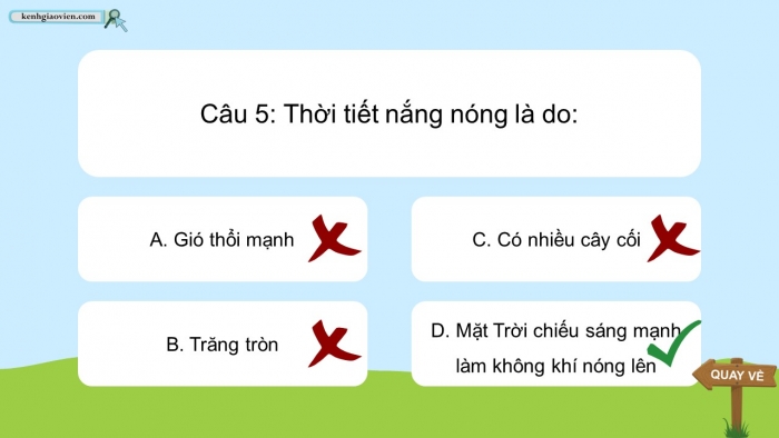 Trò chơi khởi động Địa lí 6 kết nối Bài 16: Nhiệt độ không khí. Mây và mưa