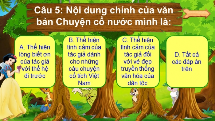 Trò chơi khởi động Ngữ văn 6 kết nối Bài 4: Chuyện cổ nước mình